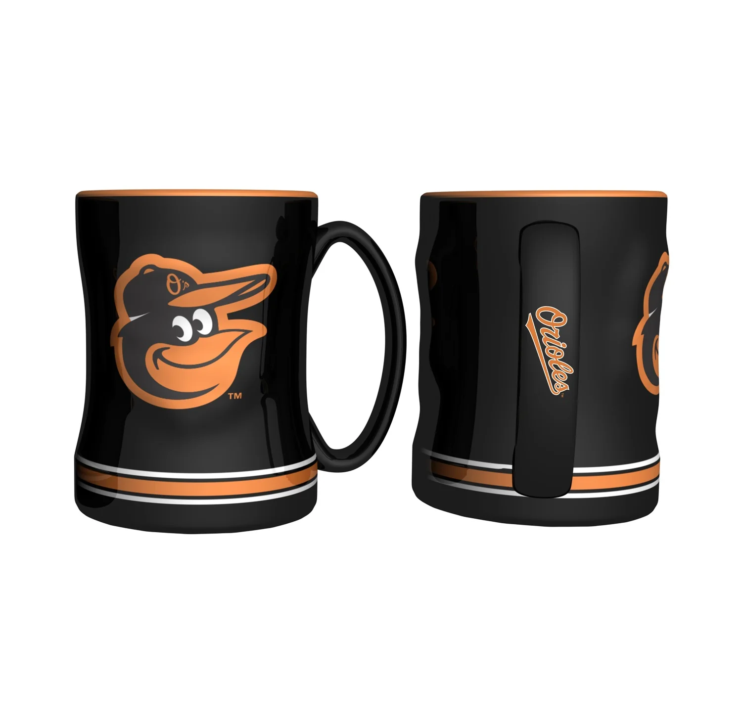 Baltimore Orioles Logo Relief Coffee Mug