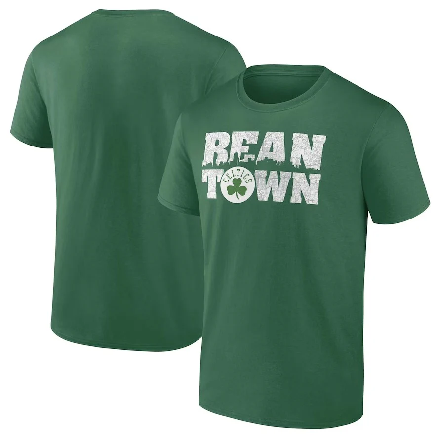 Boston Celtics Hometown Originals Announcer T-Shirt - Kelly Green