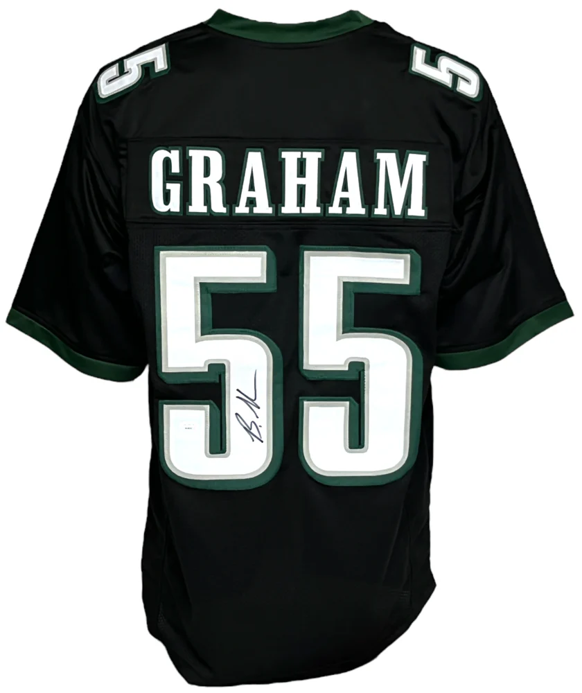 Brandon Graham Philadelphia Eagles Autographed Black Football Jersey