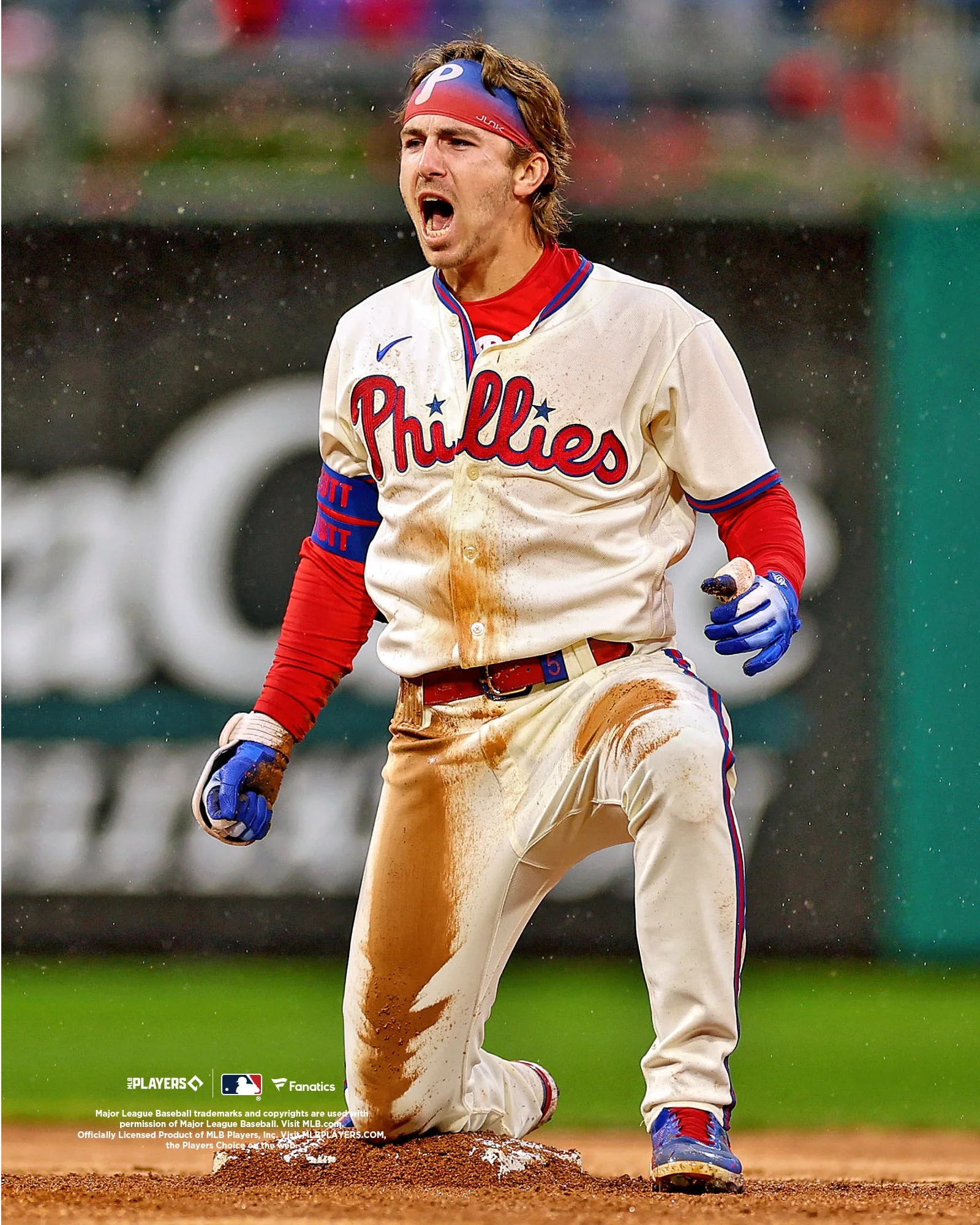Bryson Stott Celebration Philadelphia Phillies 11" x 14" Baseball Photo