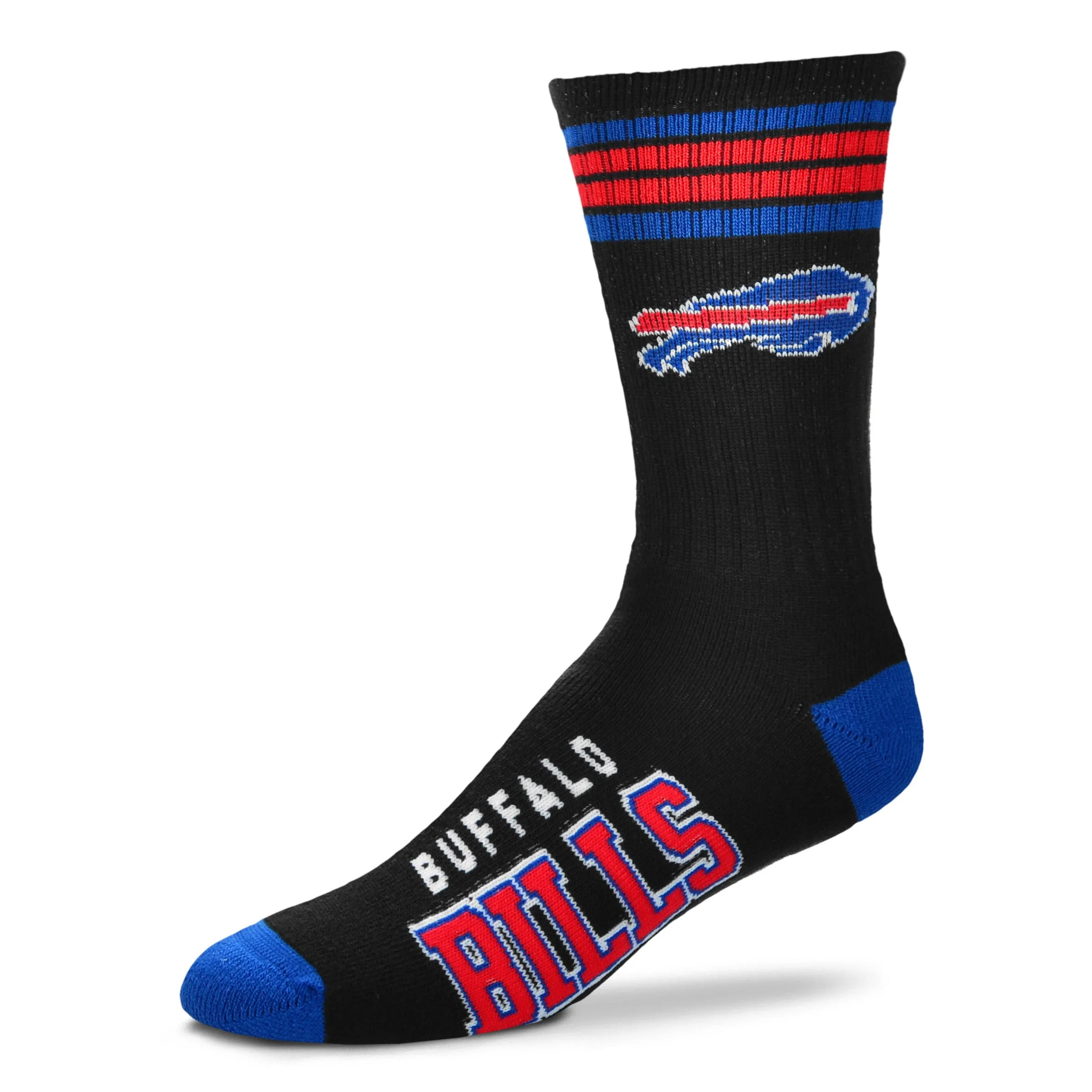 Buffalo Bills Men's 4 Stripe Alternate Deuce Socks