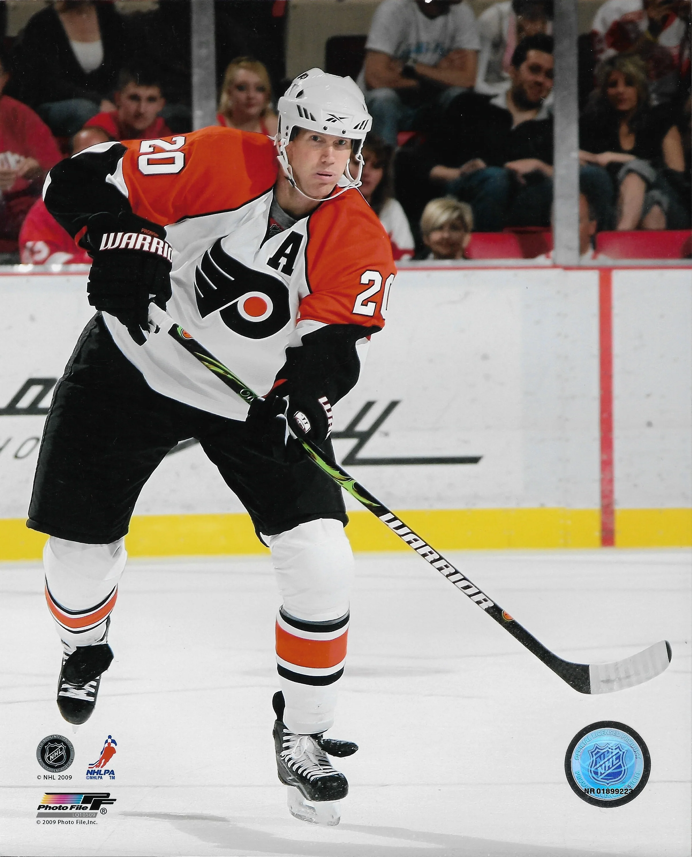 Chris Pronger in Action Philadelphia Flyers 8" x 10" Hockey Photo