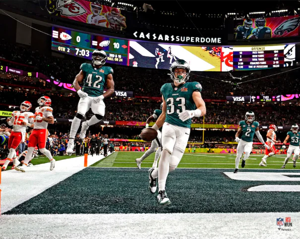 Cooper DeJean Super Bowl LIX Pick Six Philadelphia Eagles 11" x 14" Football Photo