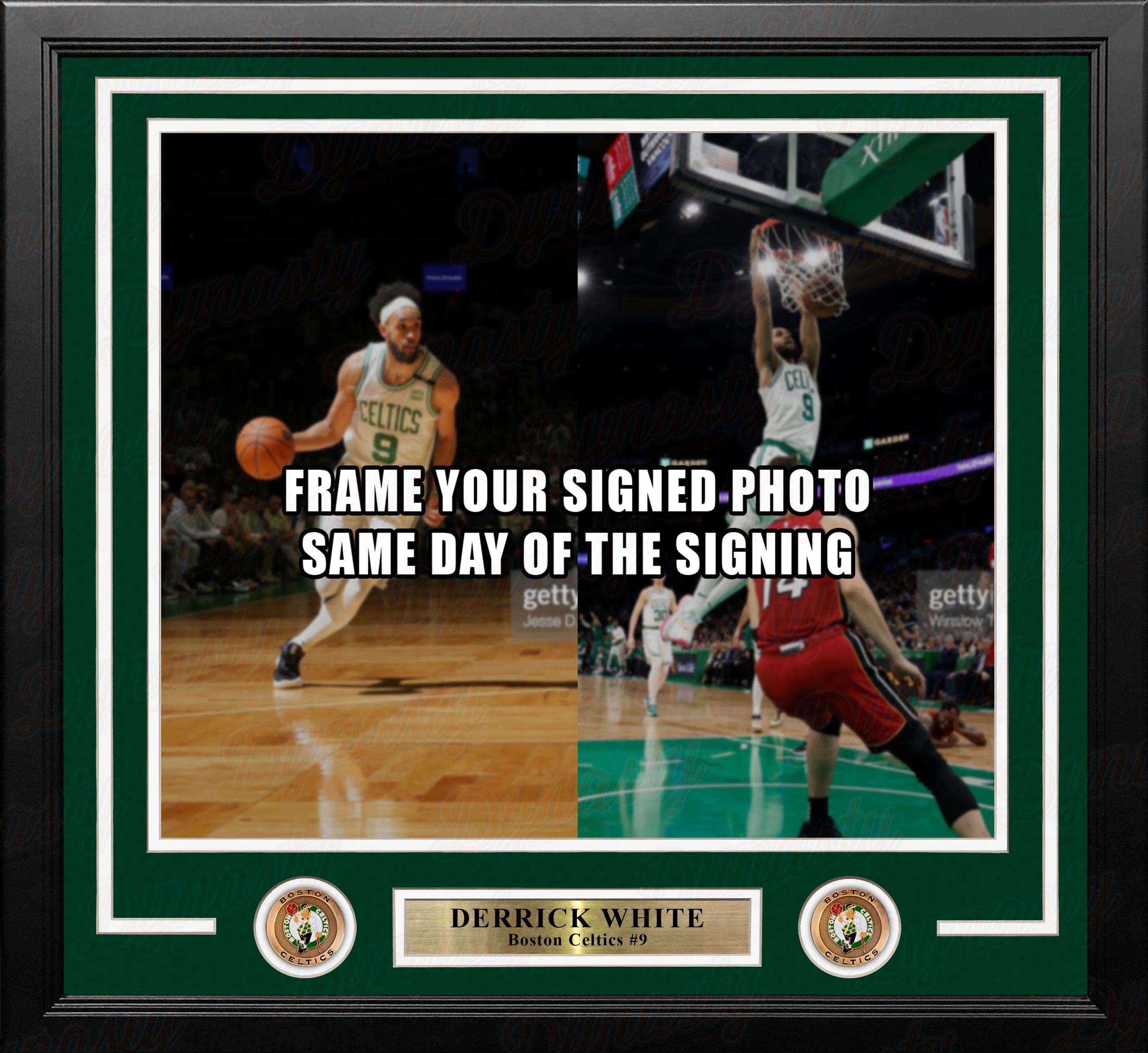 Derrick White Boston Celtics Photo Frame Kit - Image 3