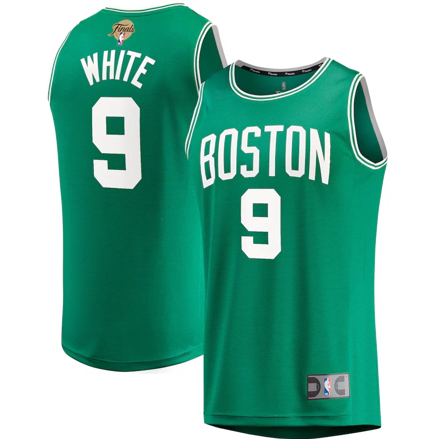 Derrick White Boston Celtics Youth 2024 NBA Finals Champions Fast Break Replica Player Jersey