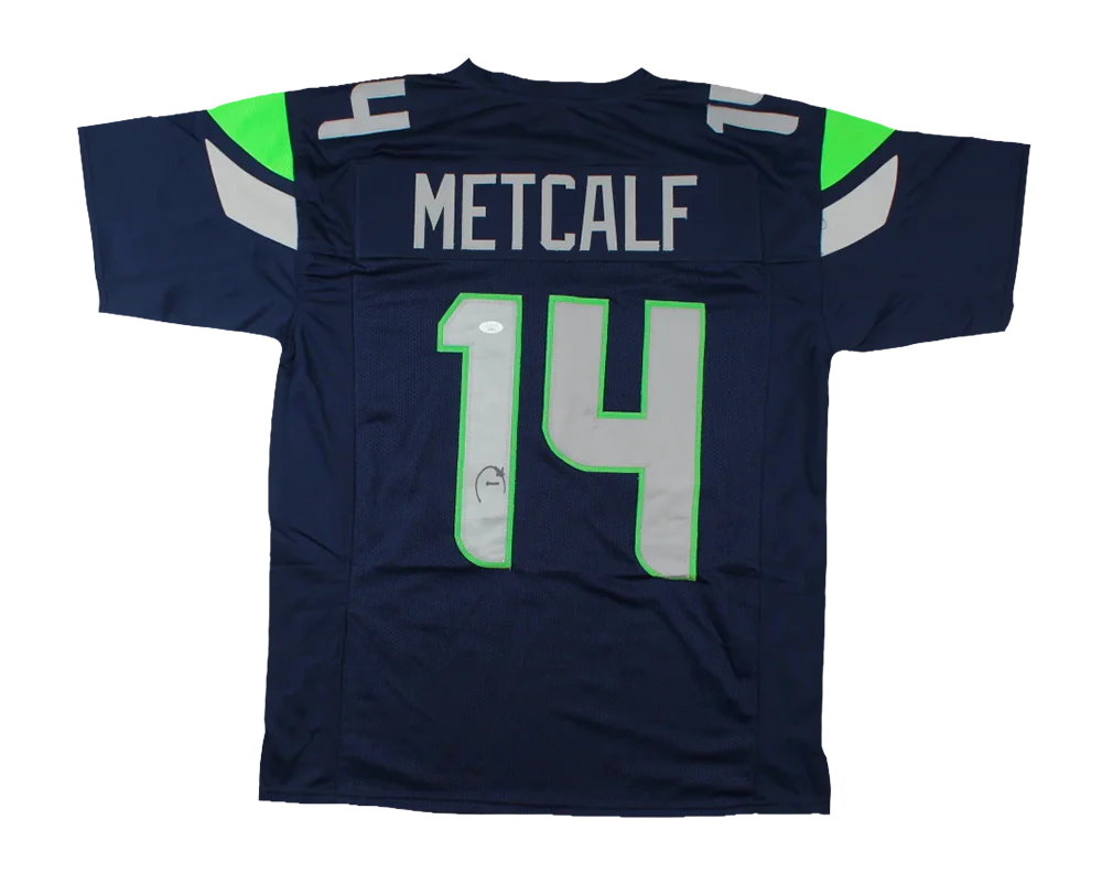 DK Metcalf Seattle Seahawks Autographed Jersey