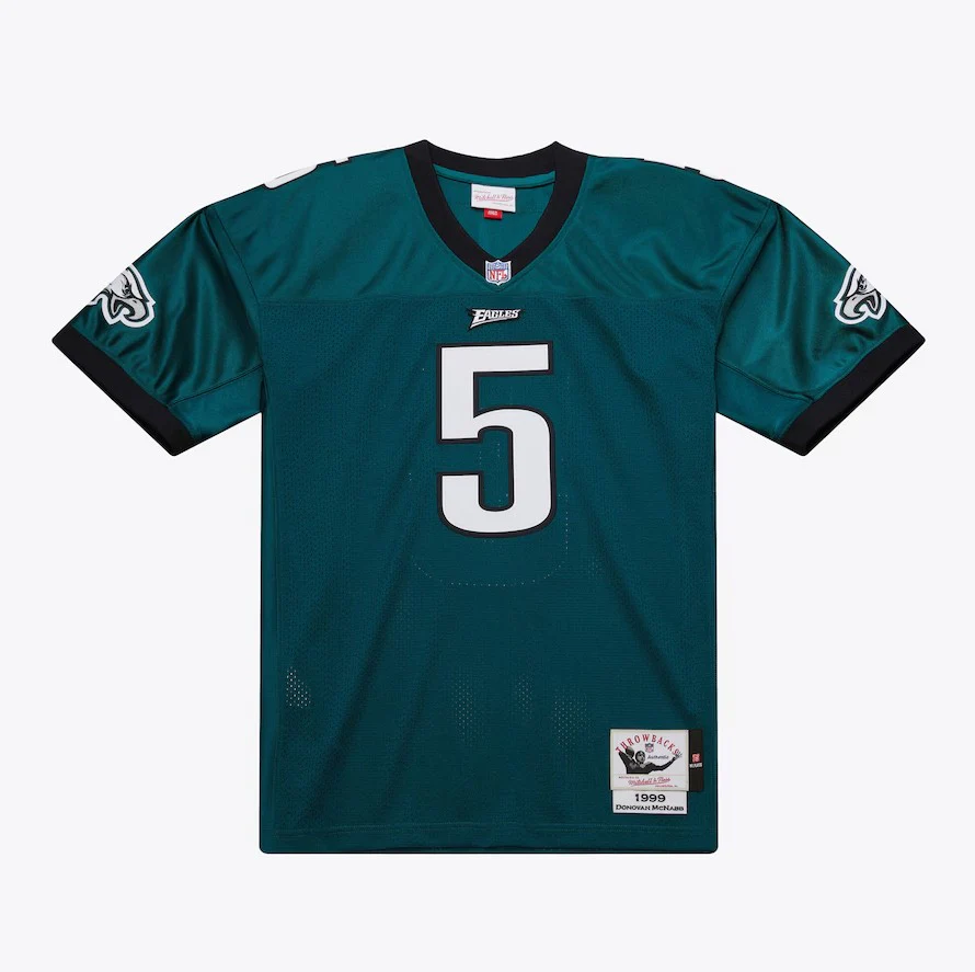 Donovan McNabb Philadelphia Eagles Mitchell & Ness Green Philadelphia Eagles 1999 Authentic Jersey - Image 2