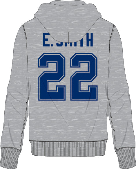 Emmitt Smith Dallas Cowboys Mitchell & Ness Throwback Name/Number Fleece Hoodie