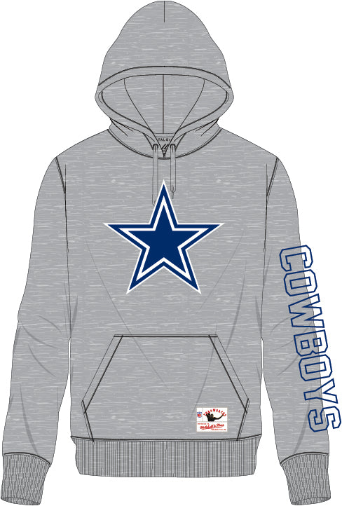 Emmitt Smith Dallas Cowboys Mitchell & Ness Throwback Name/Number Fleece Hoodie - Image 2