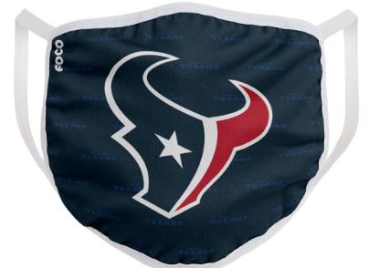 Houston Texans Solid Big Logo Face Cover Mask