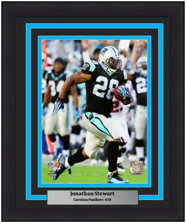 Jonathan Stewart Carolina Panthers NFL Football 8" x 10" Framed and Matted Photo