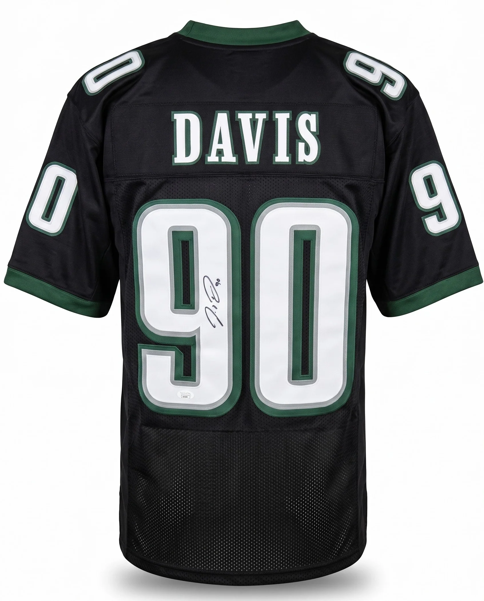 Jordan Davis Philadelphia Eagles Autographed Black Football Jersey