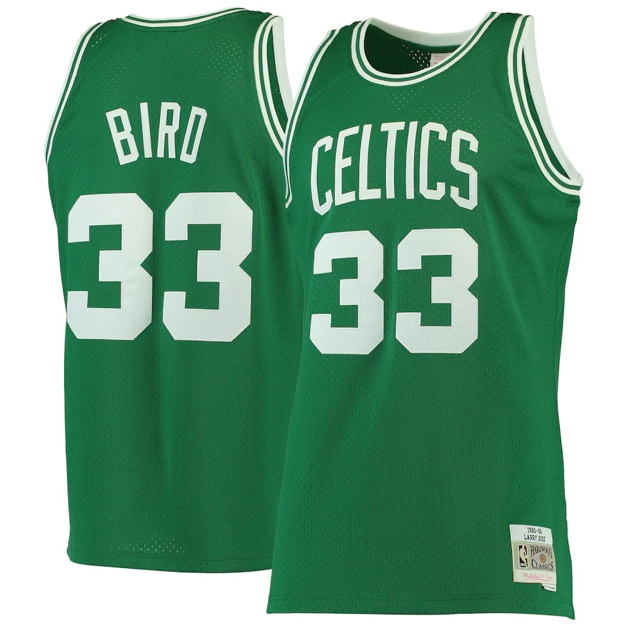 Larry Bird Boston Celtics Mitchell & Ness Hardwood Classics 1985-86 Swingman Jersey