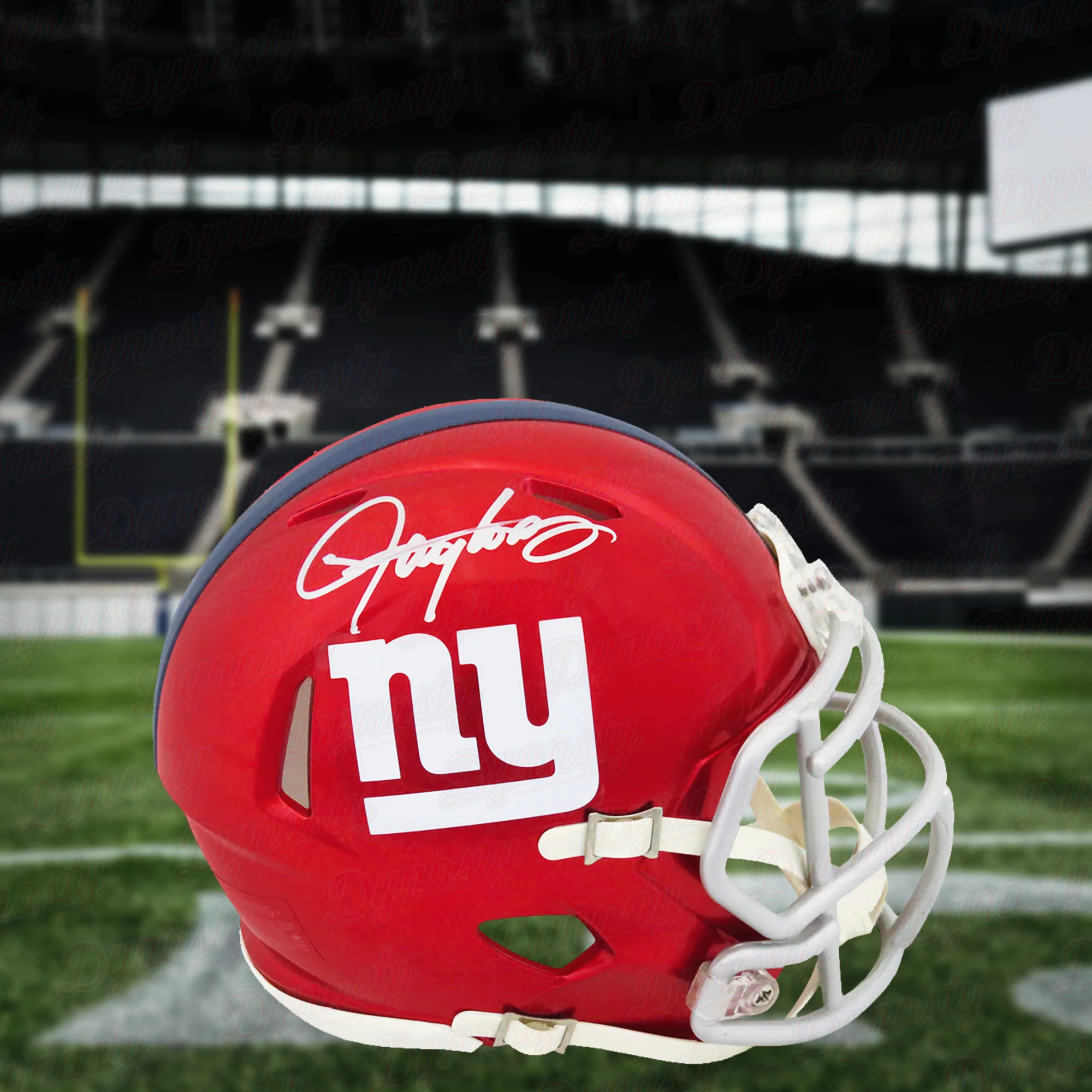 Lawrence Taylor New York Giants Autographed NFL Football Flash Mini-Helmet