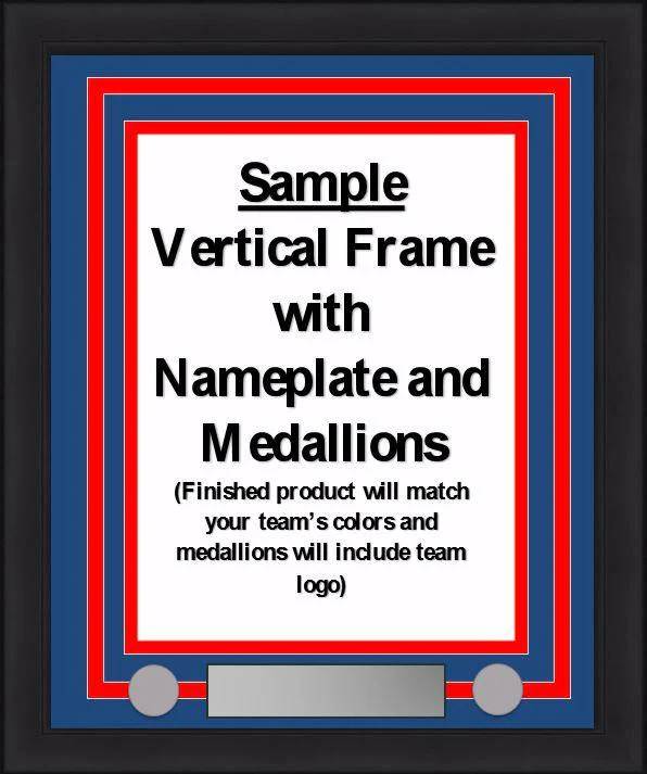 MLB Baseball Photo Picture Frame Kit - Oakland Athletics (Yellow Matting, Green Trim) - Image 6