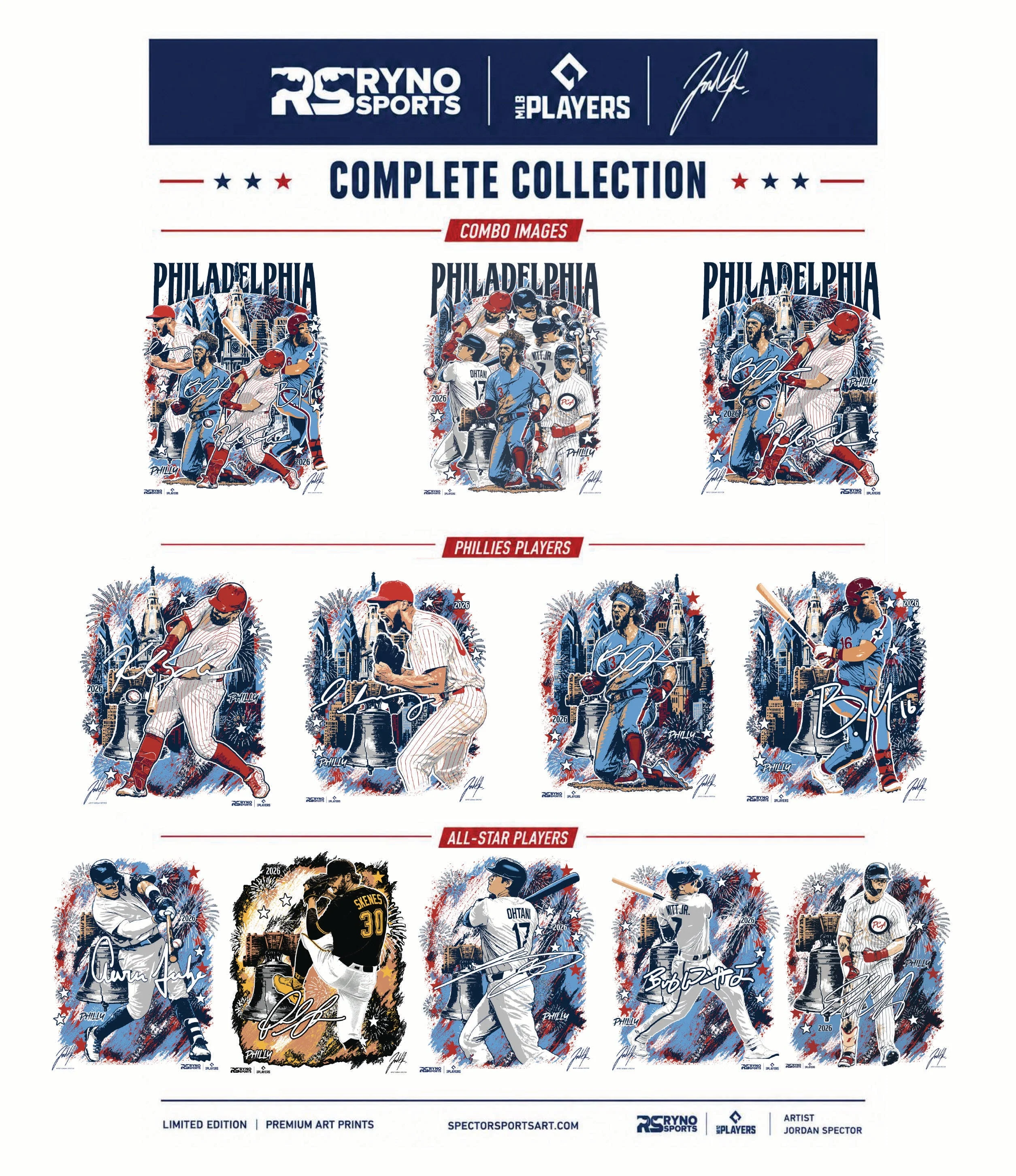 MLB Players All Star Collaboration - Brandon Marsh - Exclusive Print - Image 5