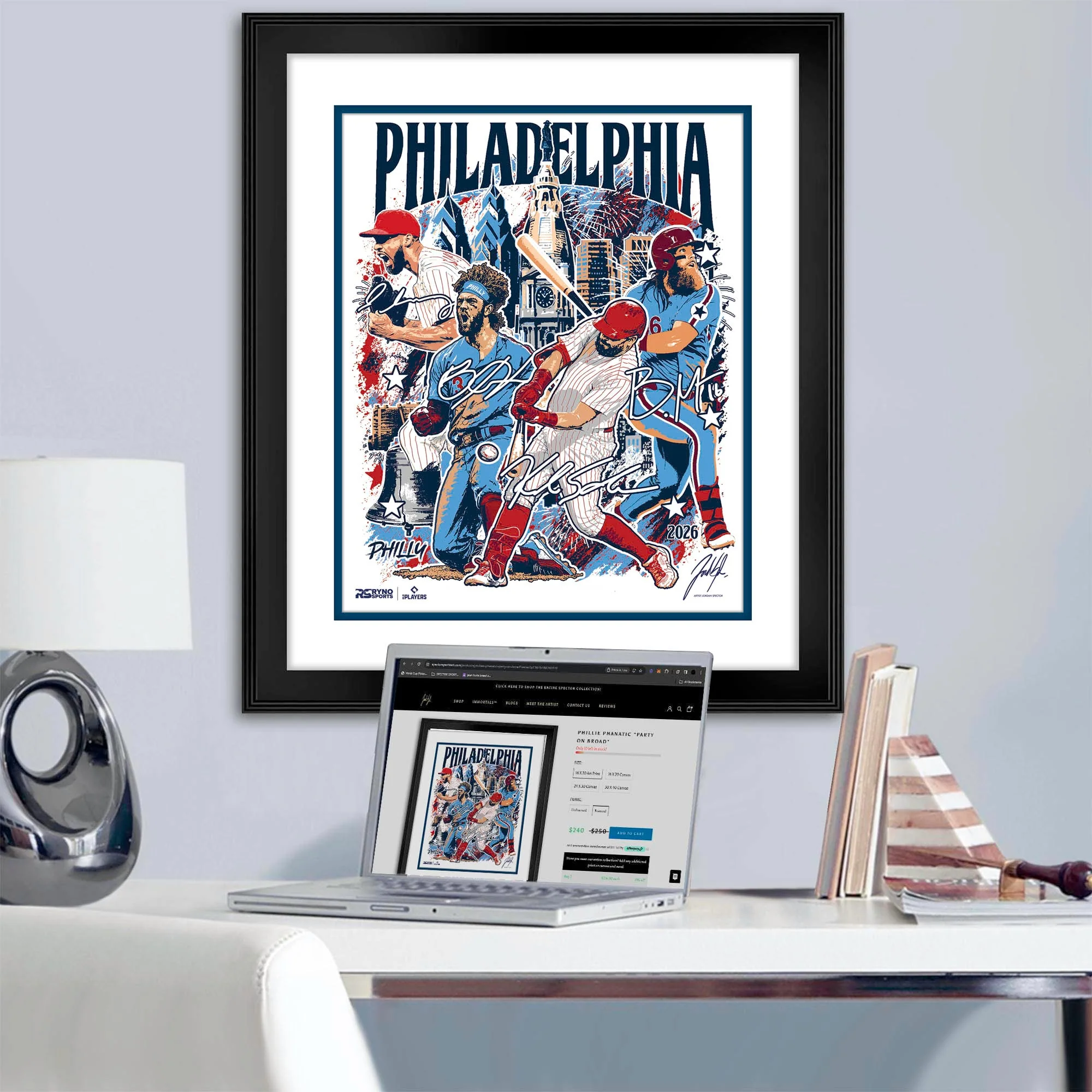 MLB Players All Star Collaboration - The Big Four - Exclusive Print - Image 3