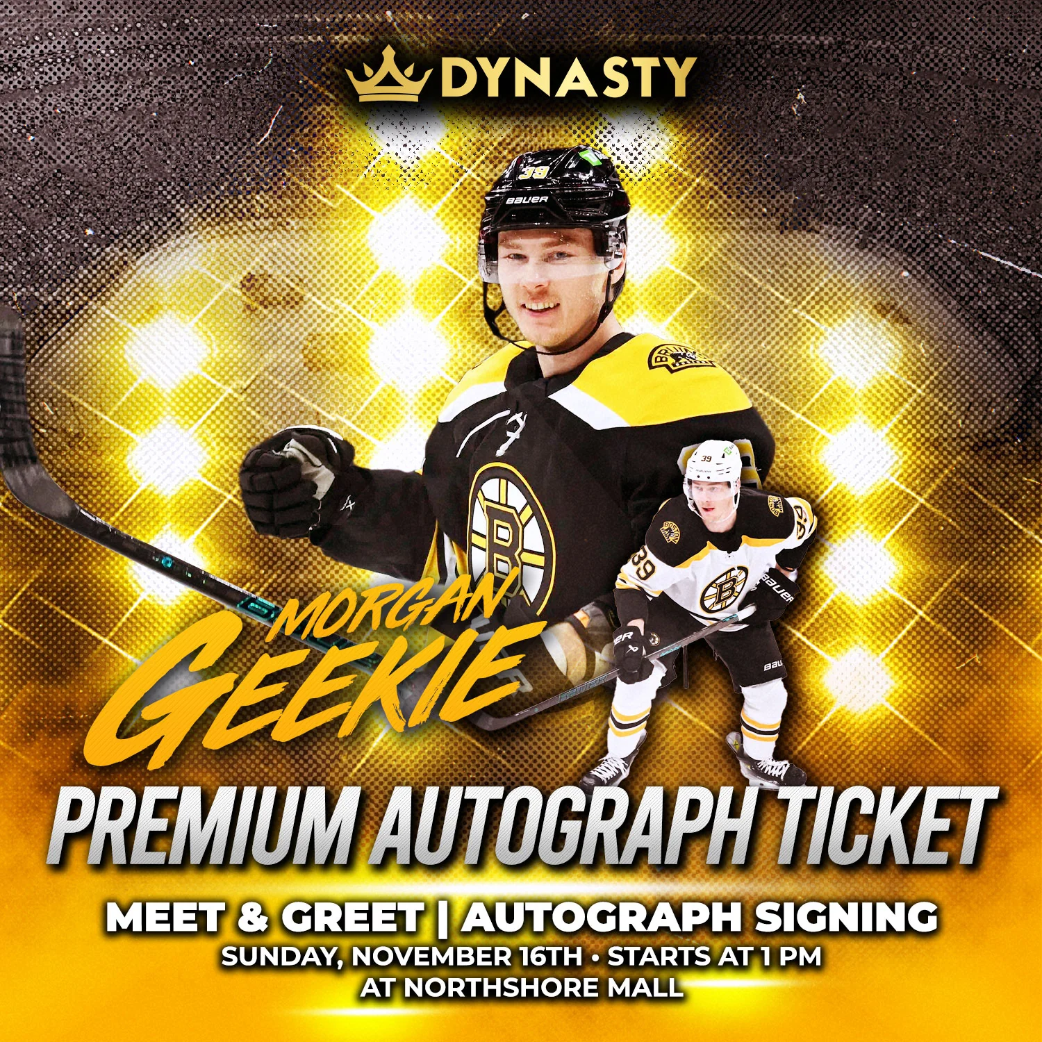 Morgan Geekie Boston Bruins Experience Tickets - Image 2