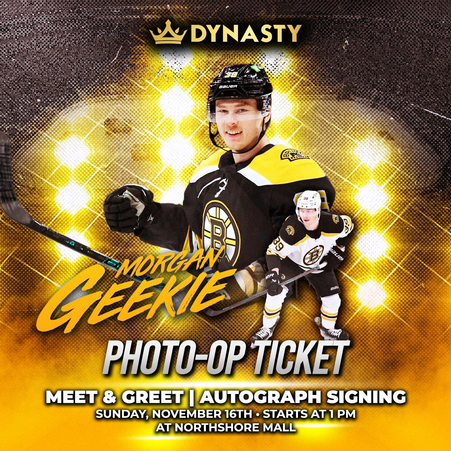 Morgan Geekie Boston Bruins Experience Tickets - Image 3