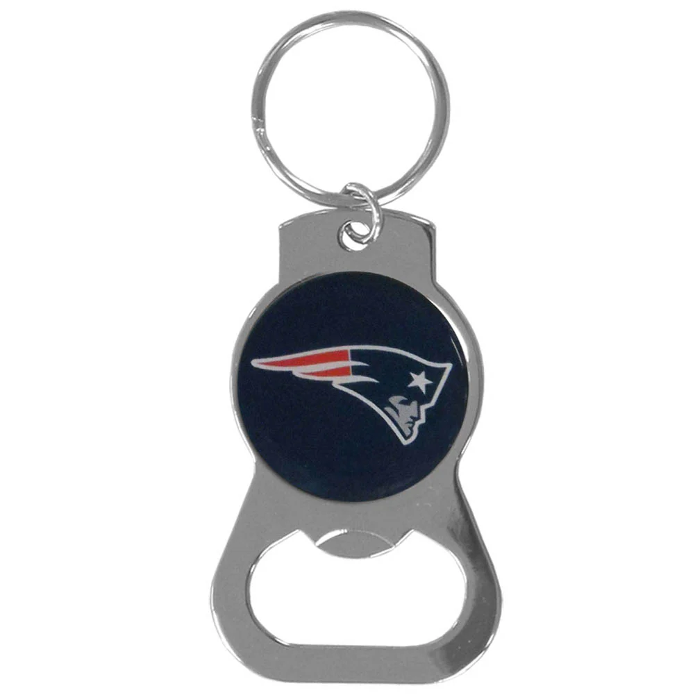 New England Patriots Logo Bottle Opener Keychain