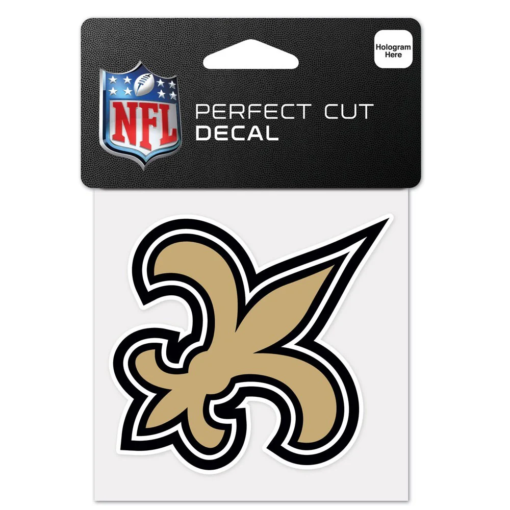 New Orleans Saints 4" x 4" Decal