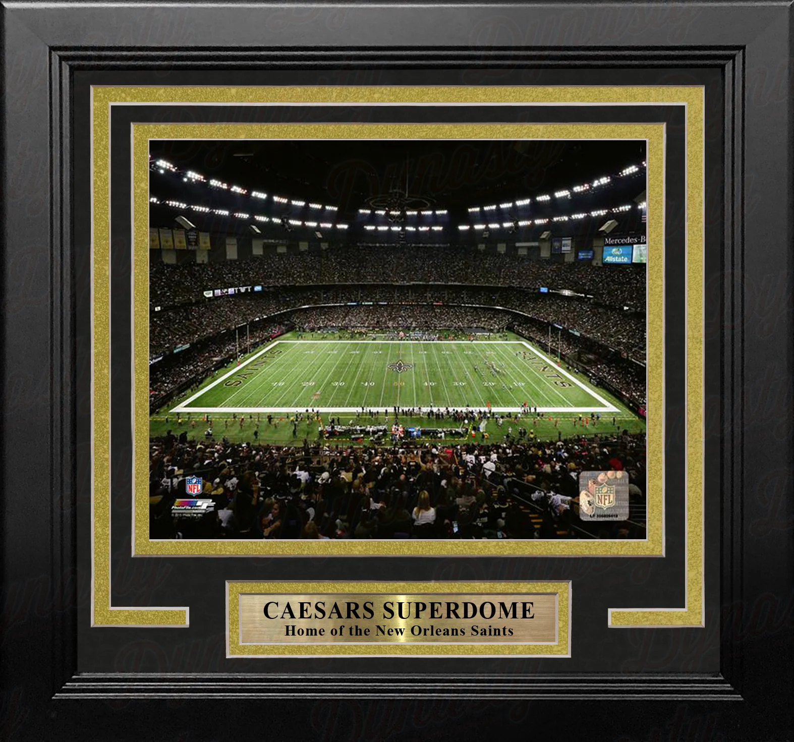 New Orleans Saints Caesars Superdome 8" x 10" Framed Football Stadium Photo