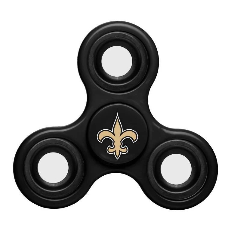 New Orleans Saints NFL Three Way Team Diztracto Spinner (Spinnerz)