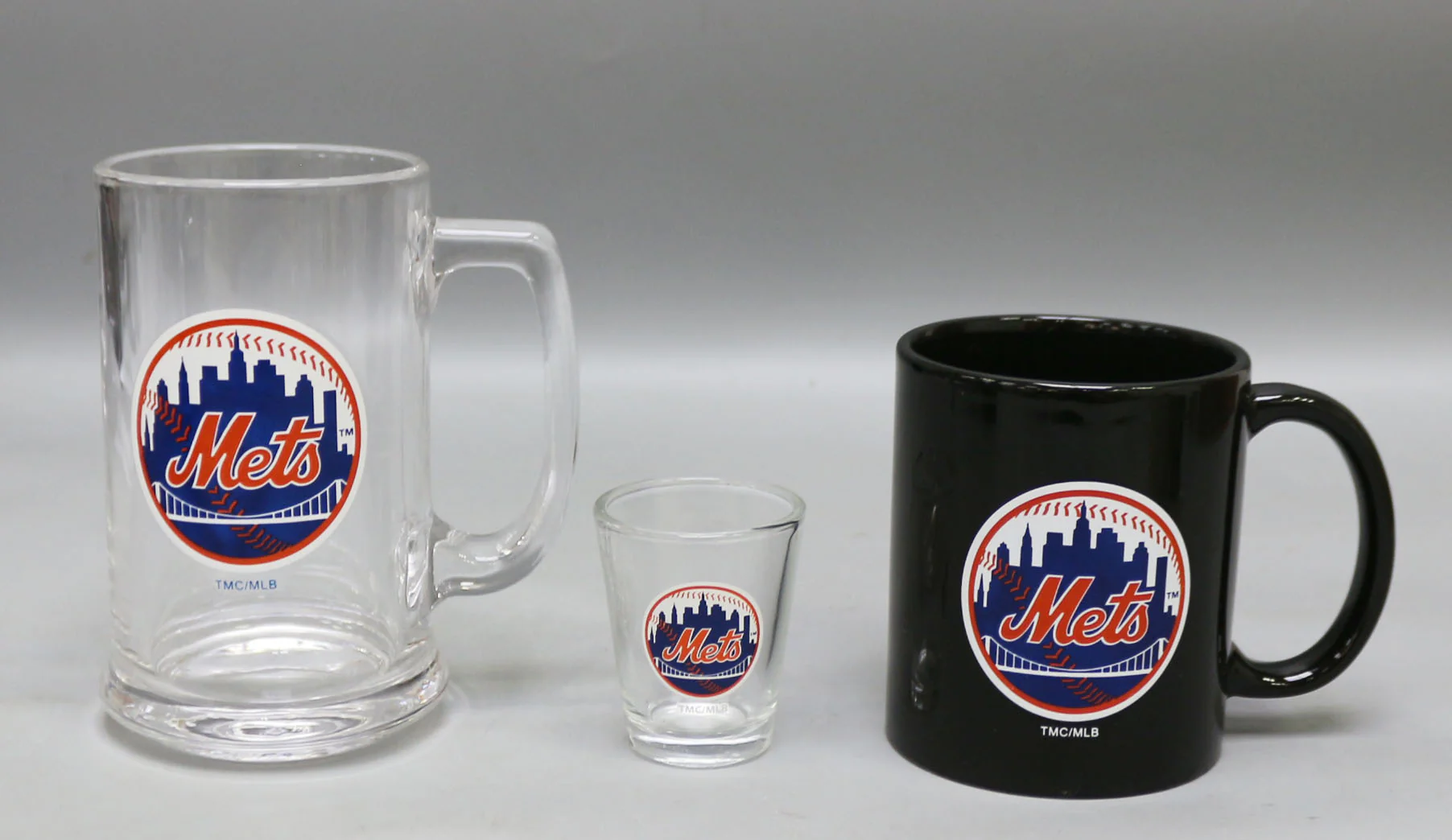 New York Mets 3-Piece Glassware Gift Set