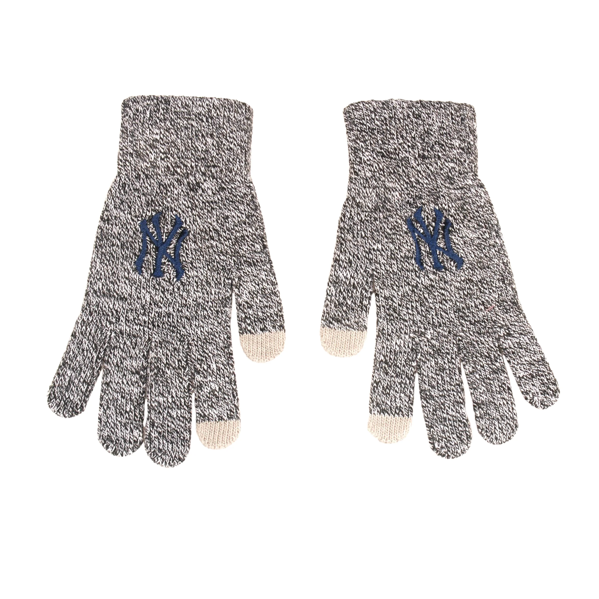 New York Yankees Gray Knit Texting Gloves