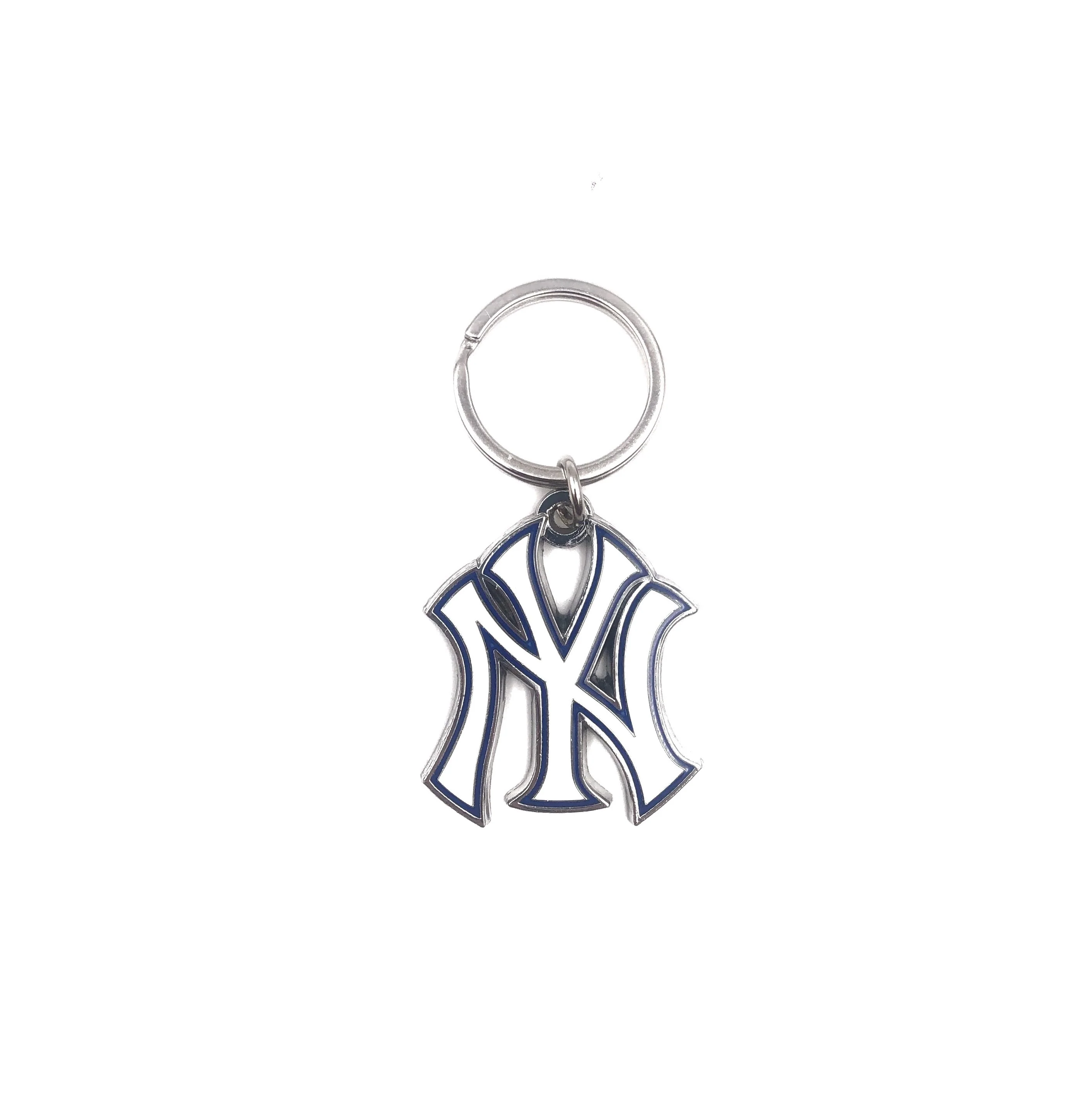 New York Yankees Metal Logo Keychain