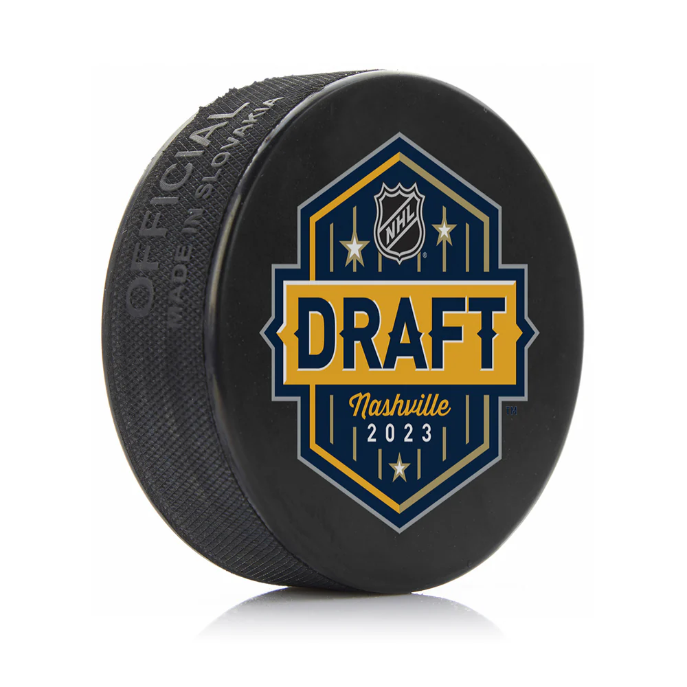 NHL 2023 Nashville Logo Draft Puck