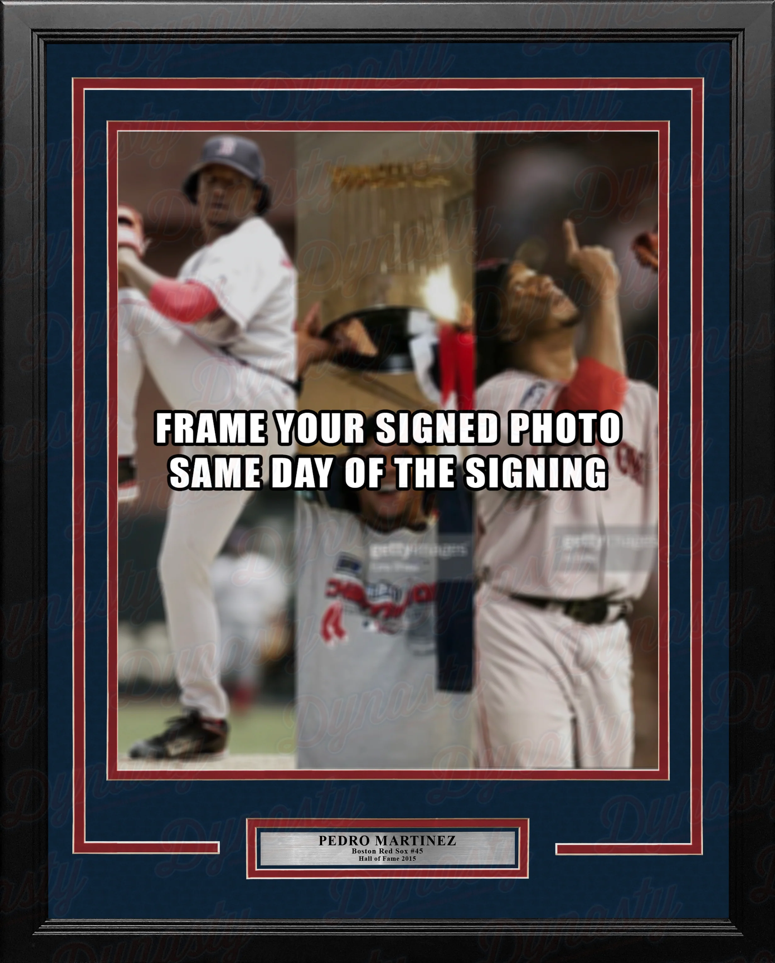 Pedro Martinez Boston Red Sox Photo Frame Kit - Image 2