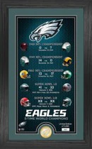 Philadelphia Eagles 2-Time Super Bowl Champions Legacy Bronze Coin Photo Mint