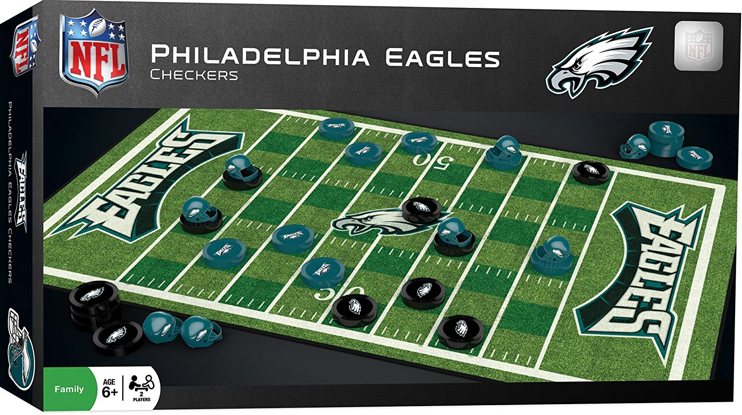Philadelphia Eagles Checkers Board Game