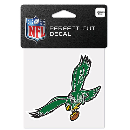 Philadelphia Eagles Throwback 4" x 4" Decal