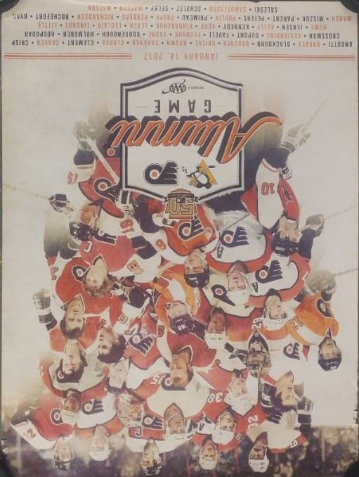 Philadelphia Flyers 2017 Alumni Game Limited Edition NHL Hockey Team Poster
