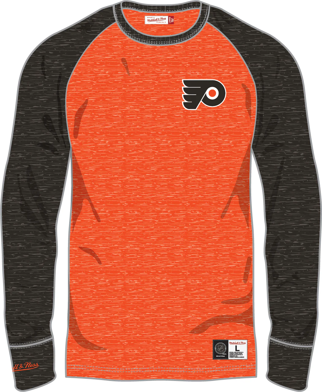 Philadelphia Flyers Mitchell & Ness Legendary Slub Long-Sleeve Shirt