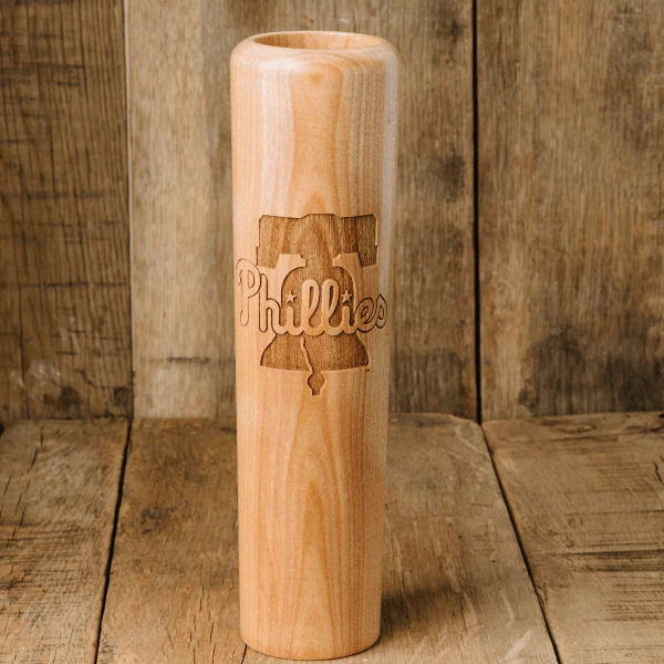 Philadelphia Phillies Wood Bat Dugout Mug