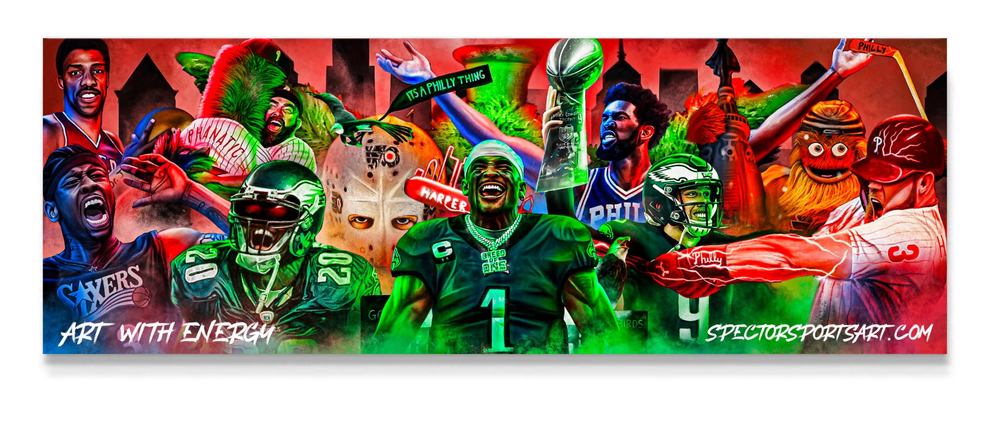 Philly Sports "Art With Energy" Banner - Image 7