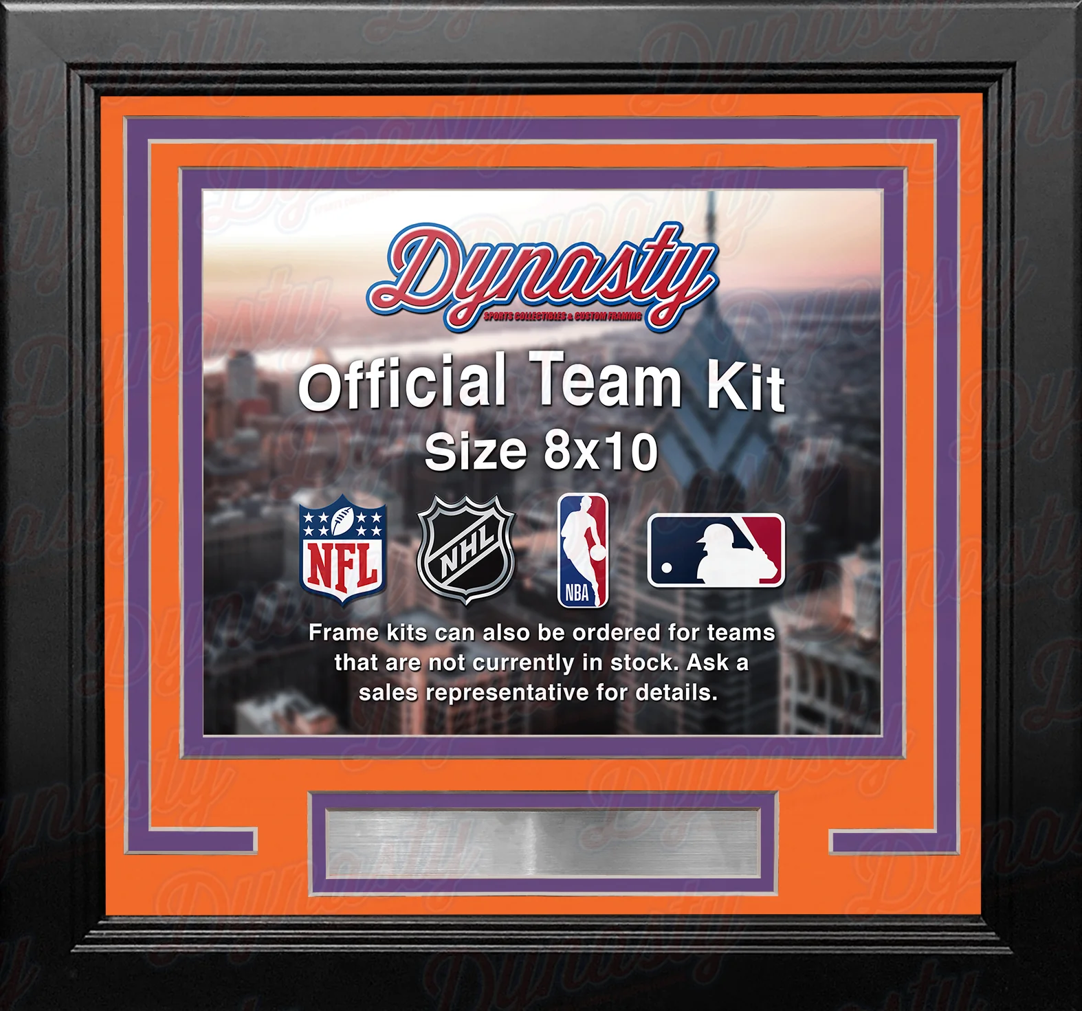 Phoenix Suns Custom NBA Basketball 8x10 Picture Frame Kit (Multiple Colors) - Image 2