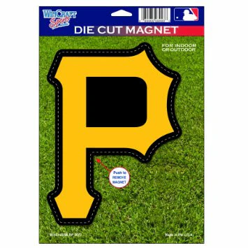 Pittsburgh Pirates MLB Baseball 8" Die-Cut Magnet