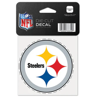 Pittsburgh Steelers 4" x 4" Decal