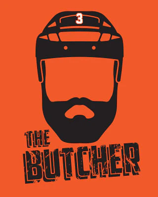 Radko Gudas "The Butcher" Philadelphia Flyers Hockey Youth T-Shirt (Dynasty Sports Exclusive) - Image 3