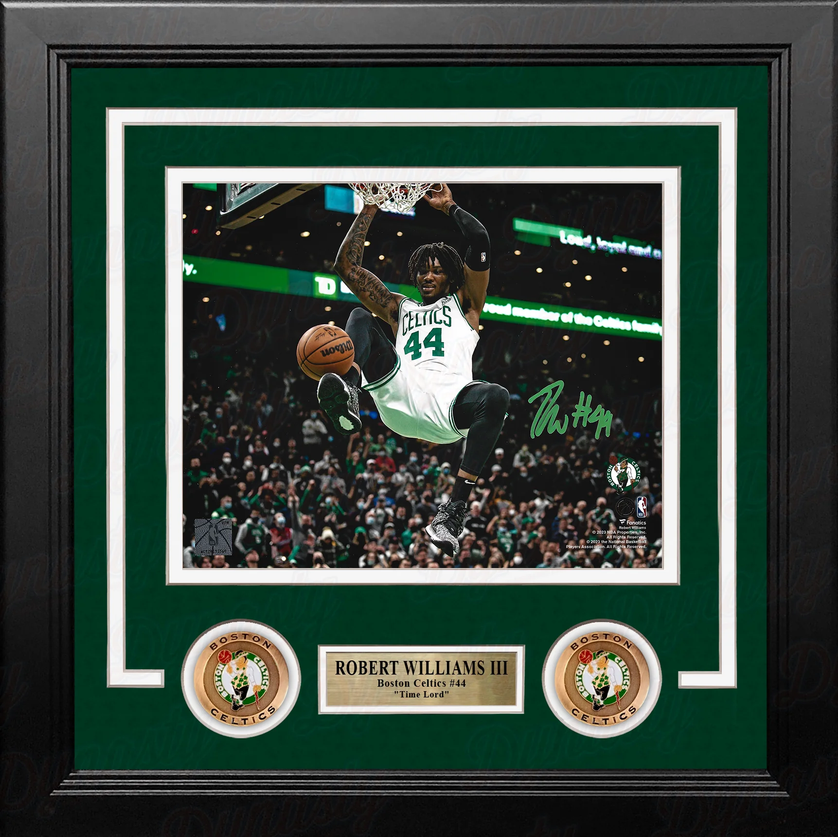 Robert Williams III Slam Dunk Boston Celtics Autographed Framed Basketball Photo - Image 4