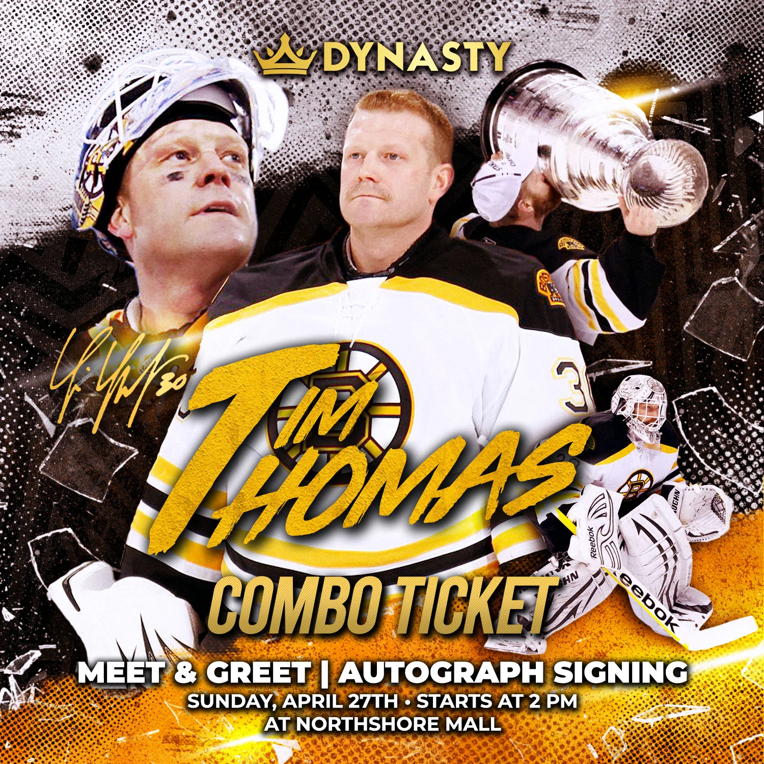 Tim Thomas Boston Bruins Experience Tickets - Image 3