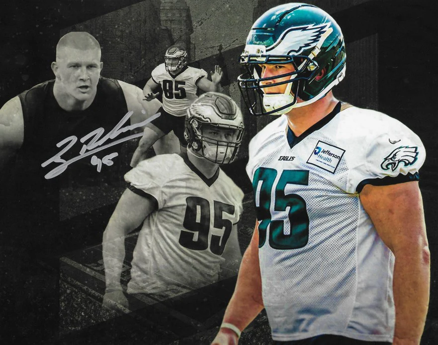 Ty Robinson Philadelphia Eagles Autographed 8" x 10" Collage Football Photo
