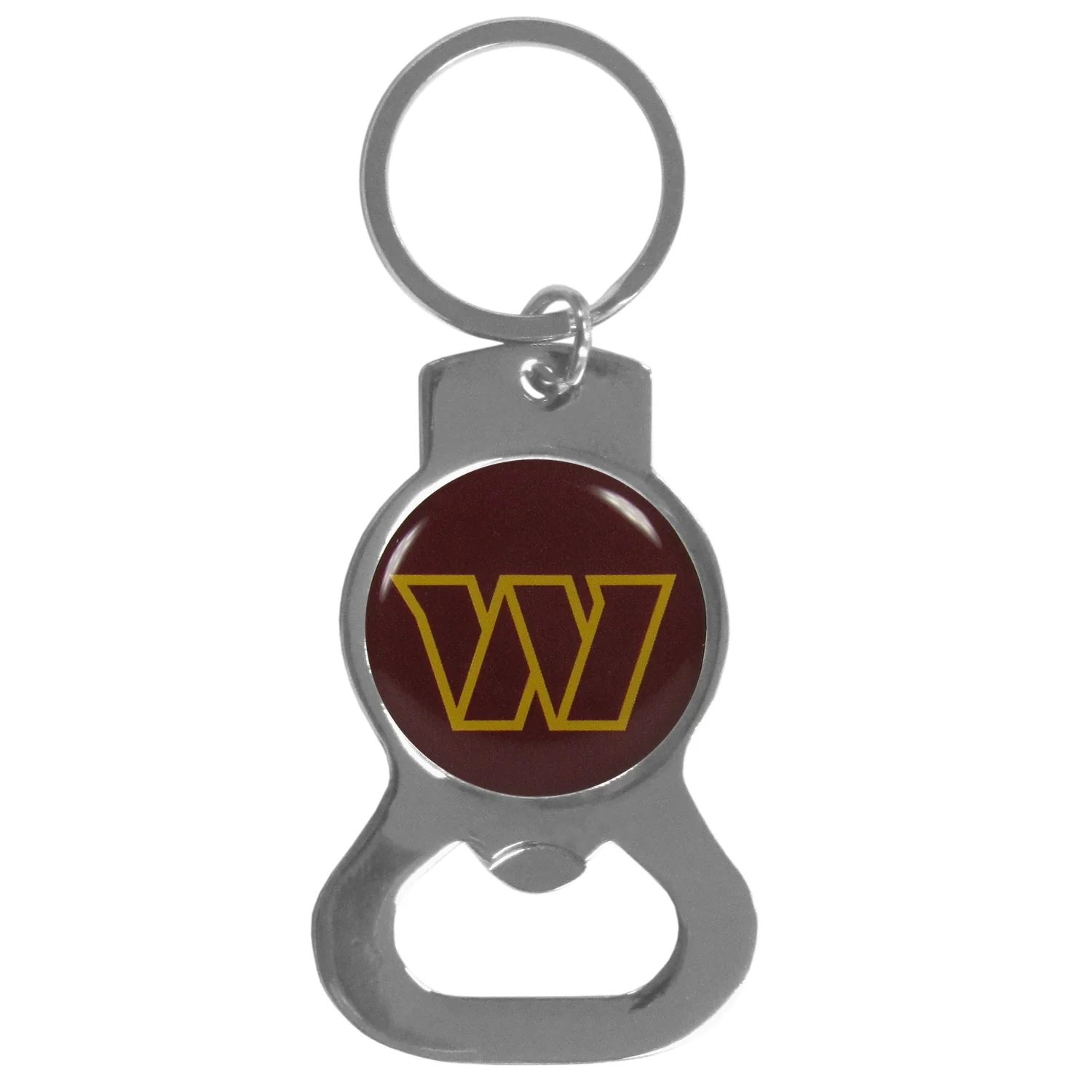 Washington Commanders Logo Bottle Opener Keychain